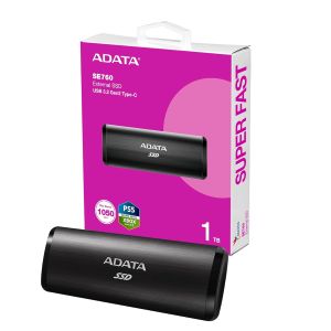 ADATA SE760 1TB External Solid State Drive/SSD, USB 3.2 Gen 2 with Type-C