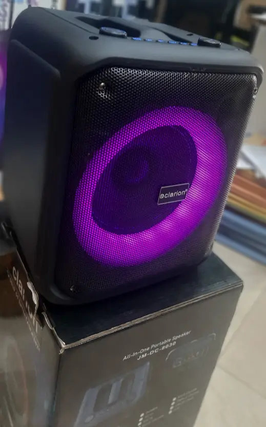 CLARION JM-DC-8030 60 W Bluetooth Party Speaker (Black, Stereo Channel)
