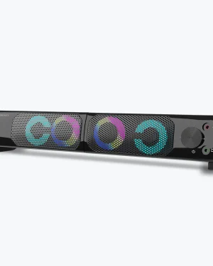 Zeb Wonderbar 10 2.0 multimedia RGB speaker for Laptop, Desktop, Mobile, TV, 3.5mm jack, USB