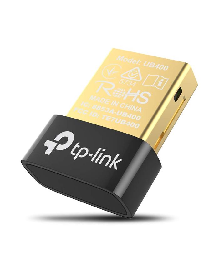 TP-Link USB Bluetooth Adapter for PC 4.0 Bluetooth Dongle Receiver Support Windows 11/10/8.1/8/7 for Desktop, Laptop, Mouse, Keyboard, Printers, Headsets, Speakers, PS4/ Xbox Controllers (UB400)