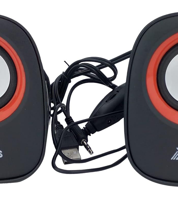 XCESS 2.0 USB SPEAKER XS242 USB Powered Multimedia Speaker – Black