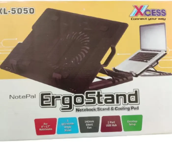 Xcess XL-5050 1 Fan Cooling Pad (Black)
