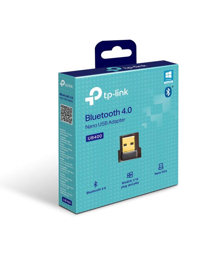 TP-Link USB Bluetooth Adapter for PC 4.0 Bluetooth Dongle Receiver Support Windows 11/10/8.1/8/7 for Desktop, Laptop, Mouse, Keyboard, Printers, Headsets, Speakers, PS4/ Xbox Controllers (UB400)