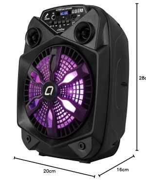 Artis BT101 20W Portable 5.0 Bluetooth Party Speaker with FM/USB/TF Card & Wired Mic