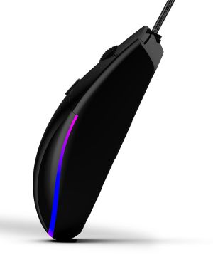 Ant Esports GM60 Optical Gaming Mouse Wired, 6 Programmable Buttons, 3200 DPI Adjustable, Optical Gamer Gaming Mice with Multicolour LED Lights – Black